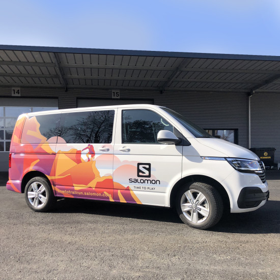 Digitaldruck mit Kontruschnitt für Salomon